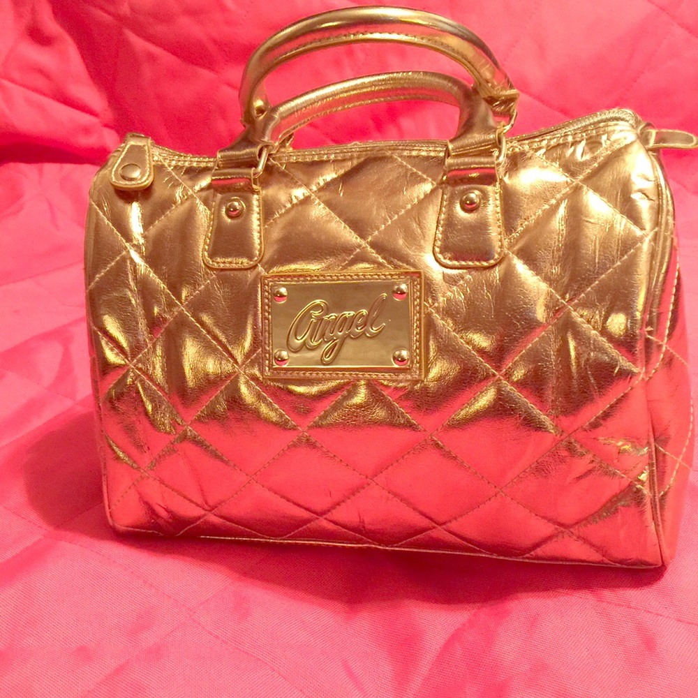 Victoria Secret gold bag